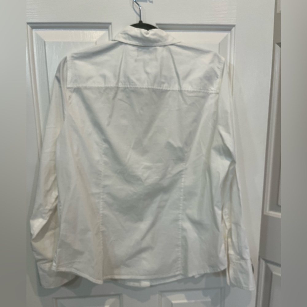 J Crew organic cotton blouse size 16 - Picture 4 of 4